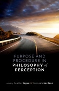 Cover: Purpose and Procedure in Philosophy of Perception - OUP eBook