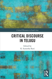 Enlarge image Cover: Critical Discourse in Telugu - Routledge India