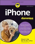 Cover: iPhone For Dummies, 2022 Edition - Wiley