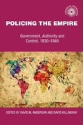 Cover: Policing the Empire - Manchester University Press