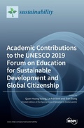 Cover: Academic Contributions to the UNESCO 2019 Forum on Education for Sustainable Development and Global Citizenship - MDPI AG