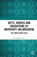 Cover: Gifts, Virtues and Obligations of University Volunteering - Routledge