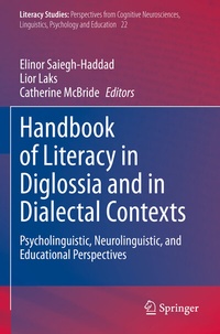 Abbildung von: Handbook of Literacy in Diglossia and in Dialectal Contexts - Springer