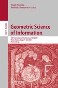 Cover: Geometric Science of Information - Springer
