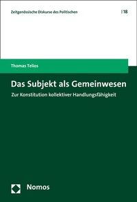 Abbildung von: Das Subjekt als Gemeinwesen - Nomos
