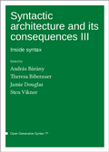 Cover: Syntactic architecture and its consequences - Language Science Press