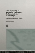 Cover: The Beginnings of European Theorizing: Reflexivity in the Archaic Age - Routledge