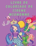 Cover: Livre de coloriage de sirene mignonne - Lulu.com