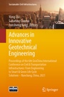 Cover: Advances in Innovative Geotechnical Engineering - Springer