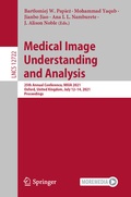 Cover: Medical Image Understanding and Analysis - Springer