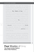 Cover: Four Shades of Gray - MIT Press