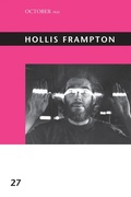 Cover: Hollis Frampton - MIT Press