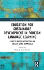 Cover: Education for Sustainable Development in Foreign Language Learning - Routledge