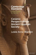 Cover: Ceramic Perspectives on Ancient Egyptian Society - Cambridge University Press