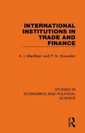 Cover: International Institutions in Trade and Finance - Routledge