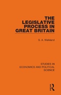 Cover: The Legislative Process in Great Britain - Routledge