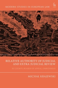 Abbildung von: Relative Authority of Judicial and Extra-Judicial Review - Hart Publishing