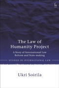 Cover: The Law of Humanity Project - Hart Publishing