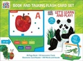 Cover: World of Eric Carle: Let's Learn and Play! Book and Talking Flash Card Sound Book Set - Pi Kids