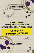Cover: A Very Short, Fairly Interesting and Reasonably Cheap Book About Studying Organizations - SAGE Publications Ltd