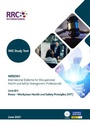 Cover: RRC Study Text: NEBOSH International Diploma for Occupational Health and Safety Management Professionals - RRC International