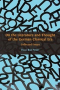 Cover: On the Literature and Thought of the German Classical Era - Open Book Publishers