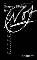 Cover: Graphic Design Is (...) Not Innocent - Valiz