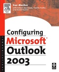 Cover: Configuring Microsoft Outlook 2003 - Elsevier