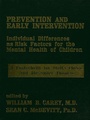 Bild: Prevention And Early Intervention - Routledge