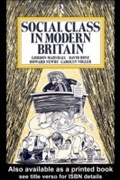 Cover: Social Class in Modern Britain - Routledge