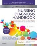 Cover: Nursing Diagnosis Handbook, 12th Edition Revised Reprint with 2021-2023 NANDA-I (R) Updates - Mosby