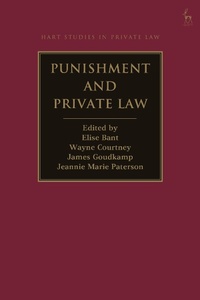 Bild: Punishment and Private Law - Hart Publishing