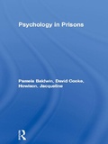 Cover: Psychology in Prisons - Routledge