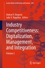 Cover: Industry Competitiveness: Digitalization, Management, and Integration - Springer
