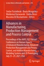 Cover: Advances in Manufacturing, Production Management and Process Control - Springer