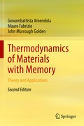 Cover: Thermodynamics of Materials with Memory - Springer
