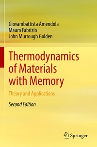 Enlarge image Cover: Thermodynamics of Materials with Memory - Springer