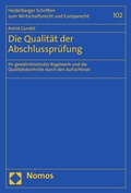 Abbildung von: Die Qualität der Abschlussprüfung - Nomos