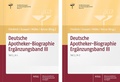 Cover: Deutsche Apotheker-Biographie Erg&auml;nzungsband III - Wissenschaftliche Verlagsgesellschaft