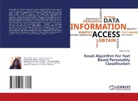 Abbildung von: Novel Algorithm For Text Based Personality Classification - LAP Lambert Academic Publishing