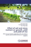 Cover: Effect of soil and micro nutrient on growth, yield and yield of rice - LAP Lambert Academic Publishing