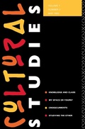 Cover: Cultural Studies - Routledge