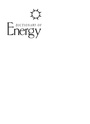 Cover: Dictionary of Energy - Elsevier
