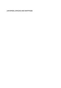 Abbildung von: Universal Spaces and Mappings - Elsevier