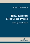 Cover: How Reforms Should Be Passed - Peter Lang Verlag