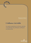 Cover: L'influence (in)visible - Peter Lang Verlag