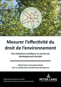 Bild: Mesurer l'effectivité du droit de l'environnement - Peter Lang Verlag