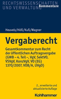 Abbildung von: Vergaberecht - Kohlhammer