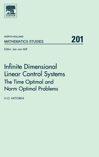 Enlarge image Cover: Infinite Dimensional Linear Control Systems: Volume 201 - North-Holland