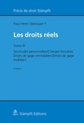 Cover: Les droits r&eacute;els - St&auml;mpfli Verlag